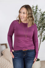 Load image into Gallery viewer, Blair Long Sleeve Top - Mulberry