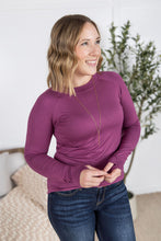 Load image into Gallery viewer, Blair Long Sleeve Top - Mulberry