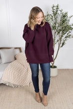Load image into Gallery viewer, Aurora Cozy Sweater - Burgundy