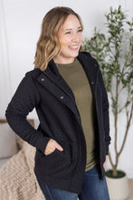 Load image into Gallery viewer, Kyla Zipper Snap Jacket - Black