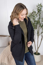 Load image into Gallery viewer, Kyla Zipper Snap Jacket - Black