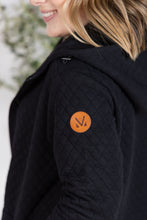 Load image into Gallery viewer, Kyla Zipper Snap Jacket - Black