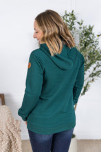 Load image into Gallery viewer, Tatum Textured Pullover Hoodie - Hunter Green