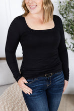 Load image into Gallery viewer, Alyssa Long Sleeve Top - Black