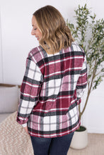 Load image into Gallery viewer, Norah Plaid Shacket - Merlot Mix