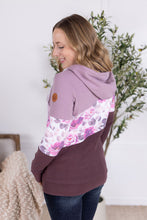 Load image into Gallery viewer, Colorblock Fullzip - Purple, Autumn Blossom, and Plum
