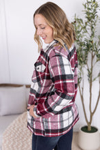 Load image into Gallery viewer, Norah Plaid Shacket - Merlot Mix
