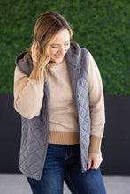 Load image into Gallery viewer, Heather Hooded Vest - Grey