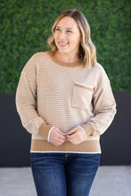 Load image into Gallery viewer, Miley Striped Sweater - Latte