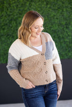 Load image into Gallery viewer, Colorblock Cozy Cardigan