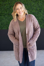 Load image into Gallery viewer, Brooks Button Sweater Cardigan - Light Mocha