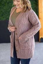 Load image into Gallery viewer, Brooks Button Sweater Cardigan - Light Mocha