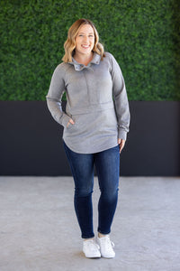 Mia Scuba Halfzip - Grey