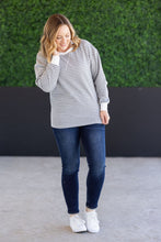 Load image into Gallery viewer, Lola Striped Thermal Top - Grey