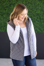 Load image into Gallery viewer, Heather Hooded Vest - Grey