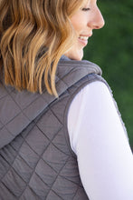 Load image into Gallery viewer, Heather Hooded Vest - Grey