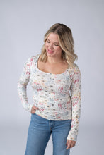 Load image into Gallery viewer, Alyssa Long Sleeve Top - Wildflower Gardens