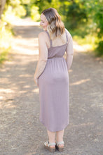 Load image into Gallery viewer, Reagan Ribbed Midi Dress - Mocha