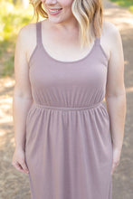 Load image into Gallery viewer, Reagan Ribbed Midi Dress - Mocha