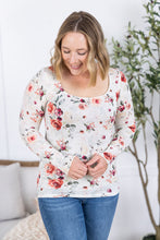 Load image into Gallery viewer, Alyssa Long Sleeve Top - Pink Bloom