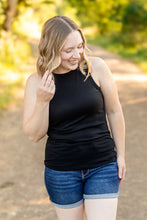 Load image into Gallery viewer, Tara Ribbed Tank - Black