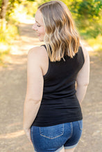 Load image into Gallery viewer, Tara Ribbed Tank - Black
