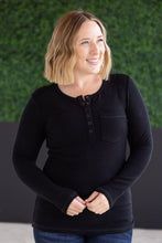 Load image into Gallery viewer, Georgia Long Sleeve Top - Black
