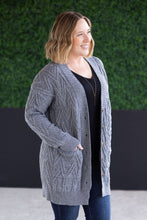 Load image into Gallery viewer, Brooks Button Sweater Cardigan - Grey