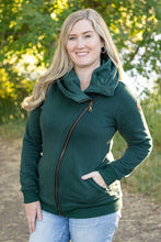Load image into Gallery viewer, Quinn ZipUp Cowl - Evergreen