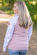 Load image into Gallery viewer, Zoey ZipCowl - Pink and Blush Floral