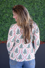 Load image into Gallery viewer, Blair Long Sleeve Top - Candy Cane Lane
