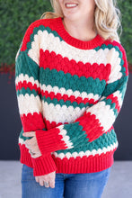 Load image into Gallery viewer, Christmas Stripes Sweater