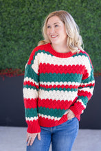 Load image into Gallery viewer, Christmas Stripes Sweater