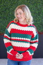 Load image into Gallery viewer, Christmas Stripes Sweater