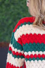 Load image into Gallery viewer, Christmas Stripes Sweater