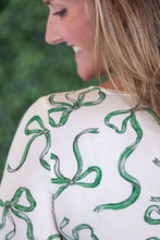 Load image into Gallery viewer, Alyssa Long Sleeve Top - Green Ribbons
