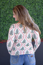 Load image into Gallery viewer, Alyssa Long Sleeve Top - Candy Cane Lane