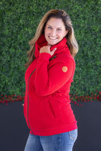 Load image into Gallery viewer, Quinn ZipUp Cowl - Red