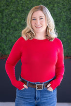 Load image into Gallery viewer, Blair Long Sleeve Top - Red