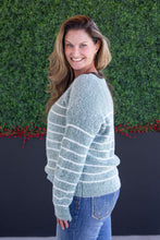 Load image into Gallery viewer, Cozy Striped Sweater - Green