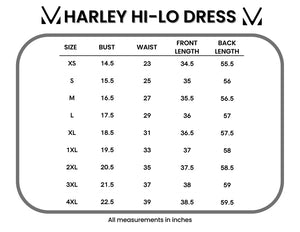 Harley High-Lo Dress - Navy and Teal Floral