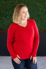Load image into Gallery viewer, Leah Long Sleeve Top - Red