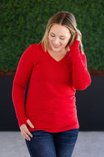 Load image into Gallery viewer, Leah Long Sleeve Top - Red
