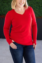 Load image into Gallery viewer, Leah Long Sleeve Top - Red
