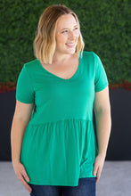 Load image into Gallery viewer, Sarah Ruffle Short Sleeve - Green
