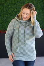 Load image into Gallery viewer, Ashley Hoodie - Olive Checkers