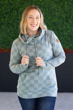 Load image into Gallery viewer, Ashley Hoodie - Olive Checkers