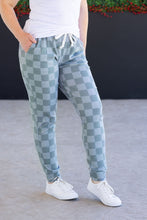 Load image into Gallery viewer, Classic Joggers - Olive Checkers