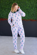 Load image into Gallery viewer, Hailey Pullover Hoodie - Candy Cane Lane