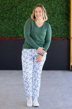 Load image into Gallery viewer, Classic Joggers - Green Ribbons